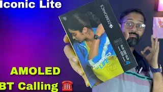 Zebronics Iconic Lite Smartwatch | AMOLED |  BT Calling