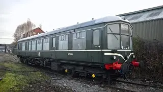 East Lancs Railway Diesel Railcar Gala 2025 featuring 'Derby Lightweight' Iris