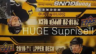 First 2019-20 Upper-deck hockey series 1 Retail box HUGE Suprise!!