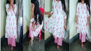 🥰New Trendy   Side Pleated Kurti Cutting And Stitching#dress #kurti #Laxmidress designs #Trendy 