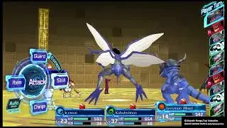 Digimon Story: Cyber Sleuth - Hacker's Memory:  Rapidmon (Armor) & Clockmon x2