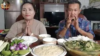 Vlog 1582. សម្លកកូរក្តិបខ្នុរ ប្រហុកចំហុយពងទាសាច់ជ្រូក។