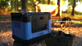 LIPOWER Portable Power Station 1000W Backup Power Supply for Home, Outdoors
