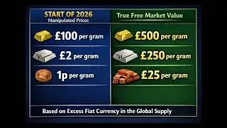 True value of gold silver and copper once the manipulation ends