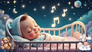 Peaceful Night Baby Sleep Music 🌙|  10 minutes Instrumental Lullaby for Sweet Dreams