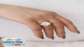 5Ct Round Cut Lab Created Diamond Engagement Wedding Ring 14K White Gold