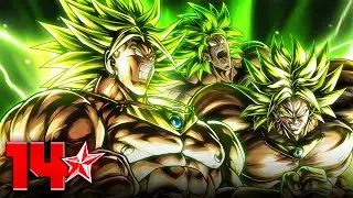 MONO PURPLE BUT IT&rsquo;S ALL 14 STAR BROLYS!!! THE TRUE CHAD MONO PURPLE TEAM!! (Dragon Ball Legends)