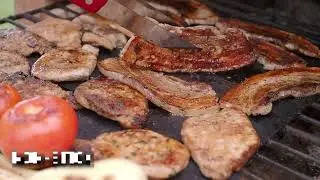 2022 Upgraded Model With Holes - BBQ Grill Mat for Outdoor Grills by Kitchemy