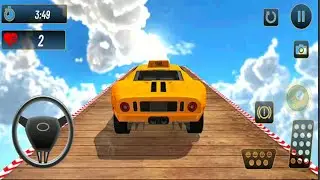 Real Taxi Car Stunts 3D: Impossible Ramp Car Stunt - Android GamePlay -  Car Stunt Games Android #4