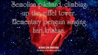 I Am The Walrus - Bono and Secret Machines {Lyrics}