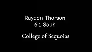 Raydon Thorson &lsquo;24-25 season highlight (Conference DPOY)
