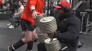 Chest Press 200 pound Dumbbells