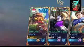 MOBILE LEGENDS: BANG BANG - Barats - [War Chief] - Tank/Fighter