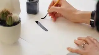 Brush Lettering Demo: Hey Hottie
