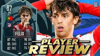 87 ОБЗОР ИГРОКА МЕСЯЦА ЛА ЛИГИ: ЖОАО ФЕЛИКС! POTM ЖОАО ФЕЛИКС - FIFA 22 ULTIMATE TEAM