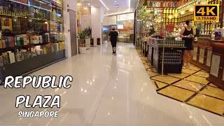 Republic Plaza in CBD | Singapore Shopping Mall Tour | Jan 2022 [4K]
