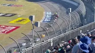Ryan Blaney Leads Brad Keselowski Pushes Green Flag Racing NASCAR Cup Series Talladega Superspeedway