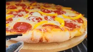 Pellet Grill Pizza - Z Grills first cook