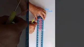 How to make loom Knitting ideas for beginners #scarf#crochet#artandcraftschool7791#yarnlover#shorts