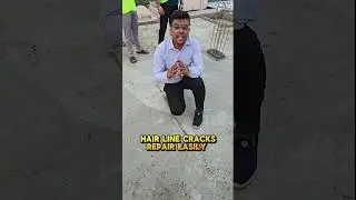 Why Slab Gets Cracks? Hairline Crack Repair Method Explained | Civil Engineering Tips #construction