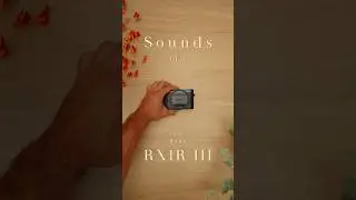 Sounds of a Sony RX1R III 📸