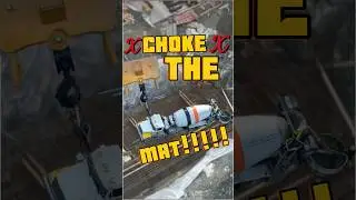 Don&rsquo;t choke the MAT! #construction #towercrane #constructionequipment #crane #machinery #operator