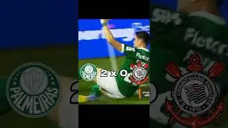 Ultimas 6 partidas entre Corinthians x palmeiras #corinthians #palmeiras #edit #futebol #shorts