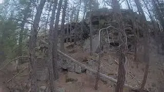 mobula7 HD in the woods cutting it close