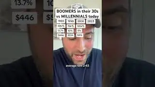 30-летние бумеры против современных миллениалов 🏡