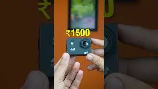 CHEAPEST ⚡ 4K ACTION CAMERA 📸 #shorts #youtubeshorts #4kcamera
