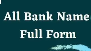 Full form of Bank Name   #bank #name #mcom #bcom #retail #learning
