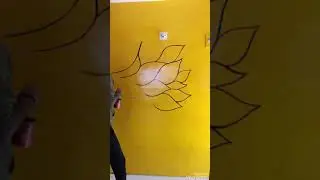 Simple wall painting for your living room.