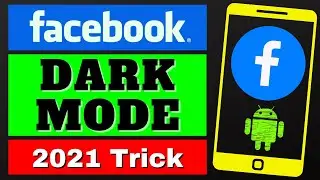 🔥Facebook Dark Mode Android 2021 | How to Enable Dark Mode in Facebook #shorts #facebook #dark_fb