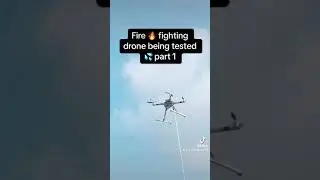 ABTECH STUDENT TEST THERE FIRST FIRE FIGHTING DRONE.....