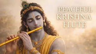 Krishna Flute Meditation Music | Calm Mind & Soul | BhaktiAura