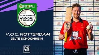 POTM: J.Schoonheim - VOC vs ALZ | Highlights | Bet2Ball European Cricket League Day 2, Group D|ECL22