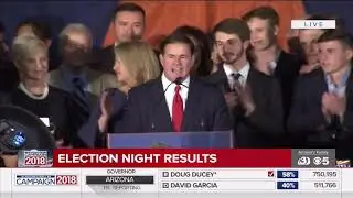 3TV: Arizona Governor Doug Ducey Delivers 2018 Victory Speech