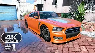 Прохождение Grand Theft Auto 5. Часть 1 — GTA V на ПК, 4K, 60 кадров в секунду, без комментариев