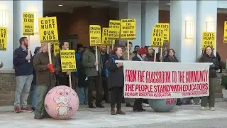 RPS educators, students protest proposed budget cuts at town hall meeting