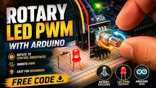 Arduino LED Dimmer with Rotary Encoder (KY-040) | PWM Tutorial for Beginners