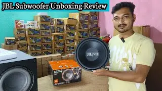 JBL Subwoofer Unboxing Review Sound Test