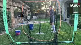 Testing out the new Pocket Radar
