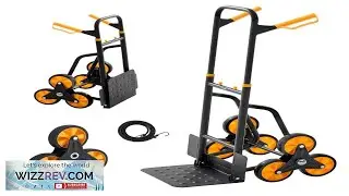 VEVOR Stair Climbing Cart 440 lbs Stair Climbing Capacity Heavy Duty Folding Trolley Cart