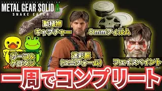 【MGS&Delta;】全アイテムを一周で回収するルートを解説【メタルギアソリッドデルタスネークイーター】ケロタン・ガーコ・フェイスペイント・ユニフォーム（迷彩服）・8mmフィルムの場所