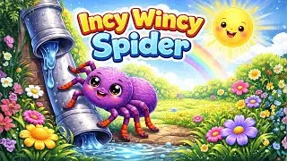 INCY WINCY SPIDER 🕷️ | Kids Nursery Rhyme Song | Peekaboo Kids TV | #nurseryrhymes