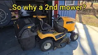 A 2nd mower? Why?