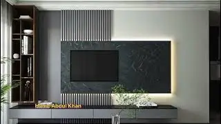 TV Wall Panel Design With LED Light | Living Room Design