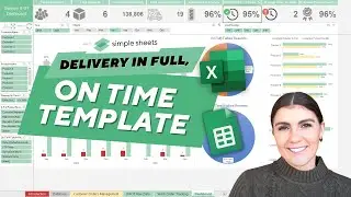 Шаблон панели мониторинга для Excel и таблиц: динамическая доставка в полном объеме и в срок