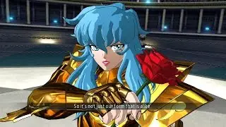 Saint Seiya Soldier's Soul: Pisces Aphrodite Gold Cloth Moveset Gameplay [PS4] (English)