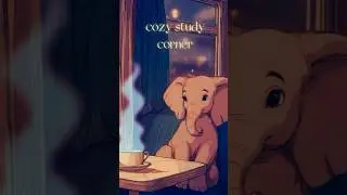 cozy study corner 🐘🎺 #jazzlofi #lofi #beatstostudy
